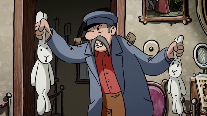 Snímek z Boba a Bobka ve filmu.