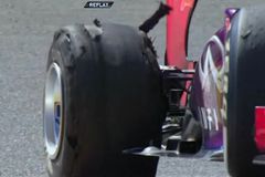 VIDEO Formuli 1 zase děsí pneumatiky. Teď praskají ve Spa