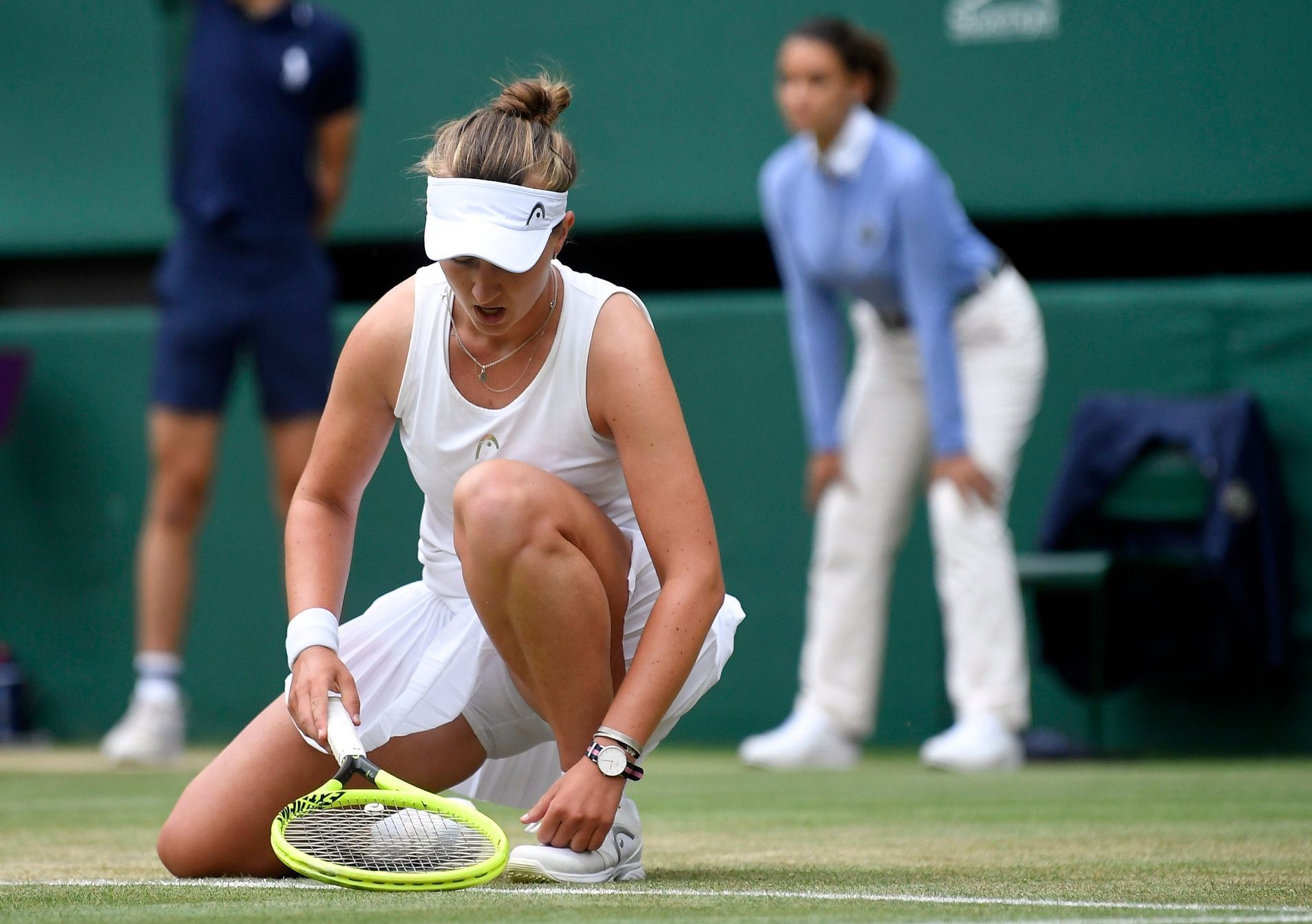 Wimbledon 2021, osmifinále (Barbora Krejčíková)