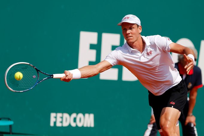 Tomáš Berdych na turnaji v Monte Carlu 2013