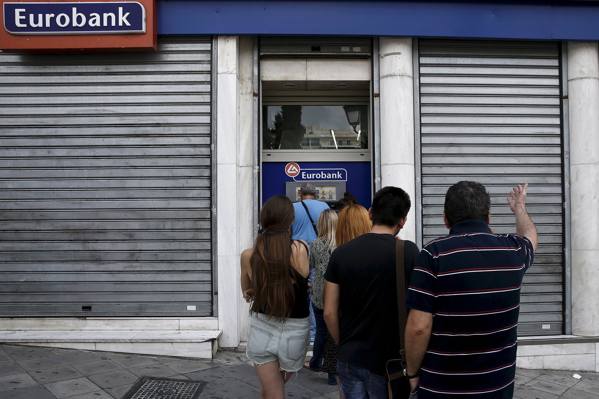 Řecko - krize - zavřené banky