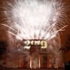 Nový rok - oslavy - Paříž, vítězný oblouk