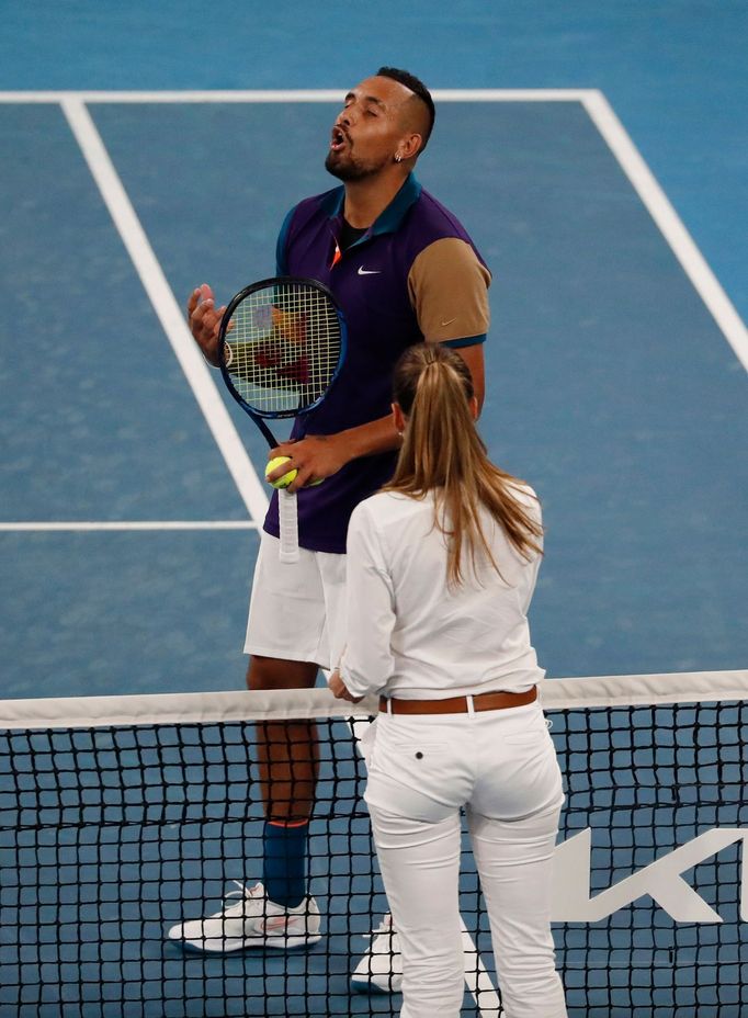 Australian Open 2021, 3. den (Nick Kyrgios, Marijana Veljovičová)