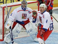 Hnilička se představil při oslavách sta let českého hokeje ve výběru mistrů světa.