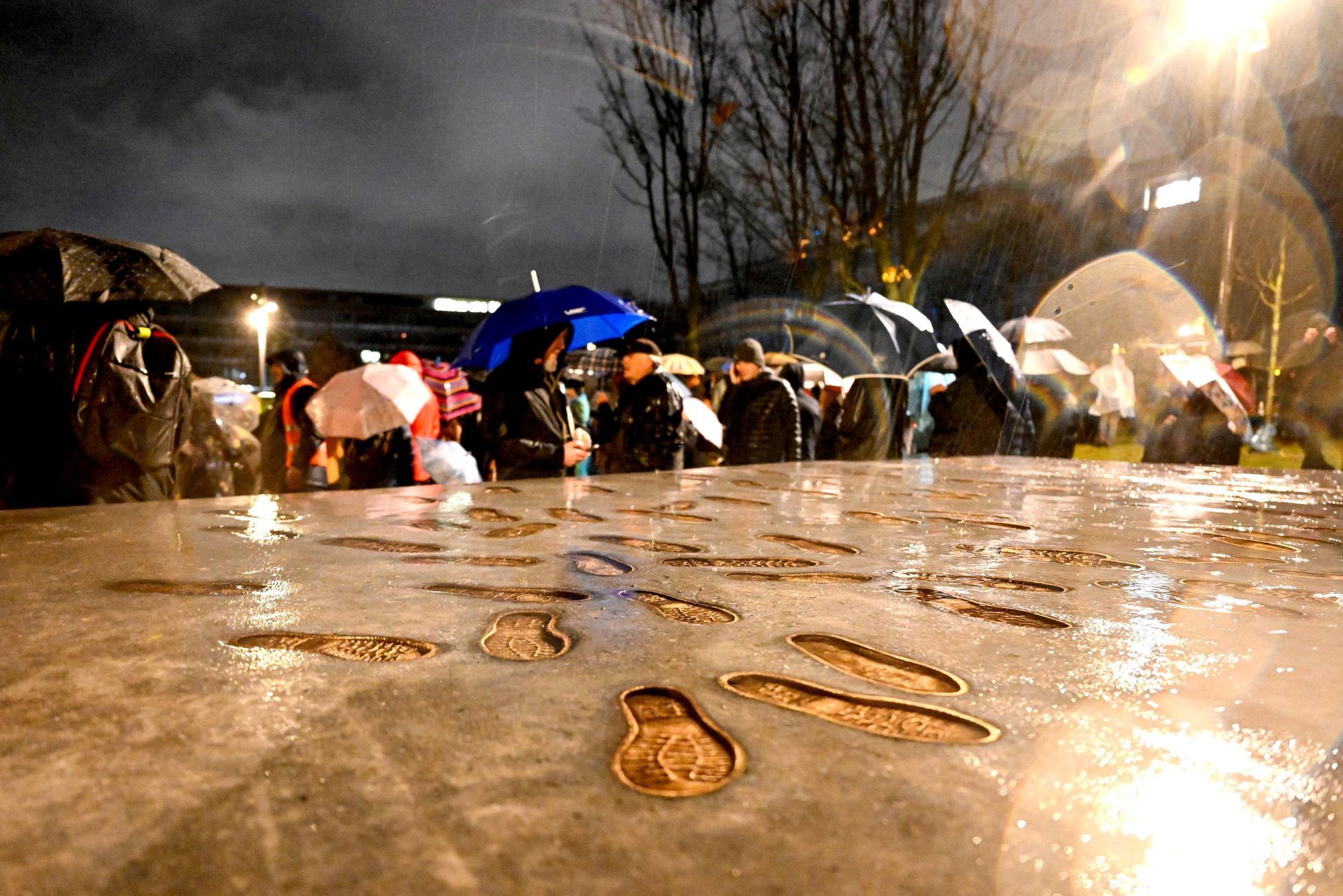 Slovensko, Bratislava, 17. listopad, demonstrace, Fico