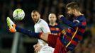 Barcelona's Gerard Pique in action