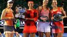 Finále čtyřhry Australian Open 2016 (Hingisová, Mirzaová, Hradecká, Hlaváčková)