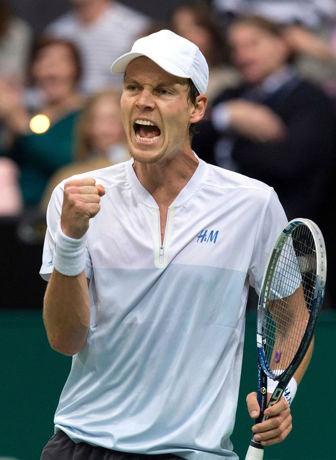 Tomáš Berdych na turnaji v Rotterdamu