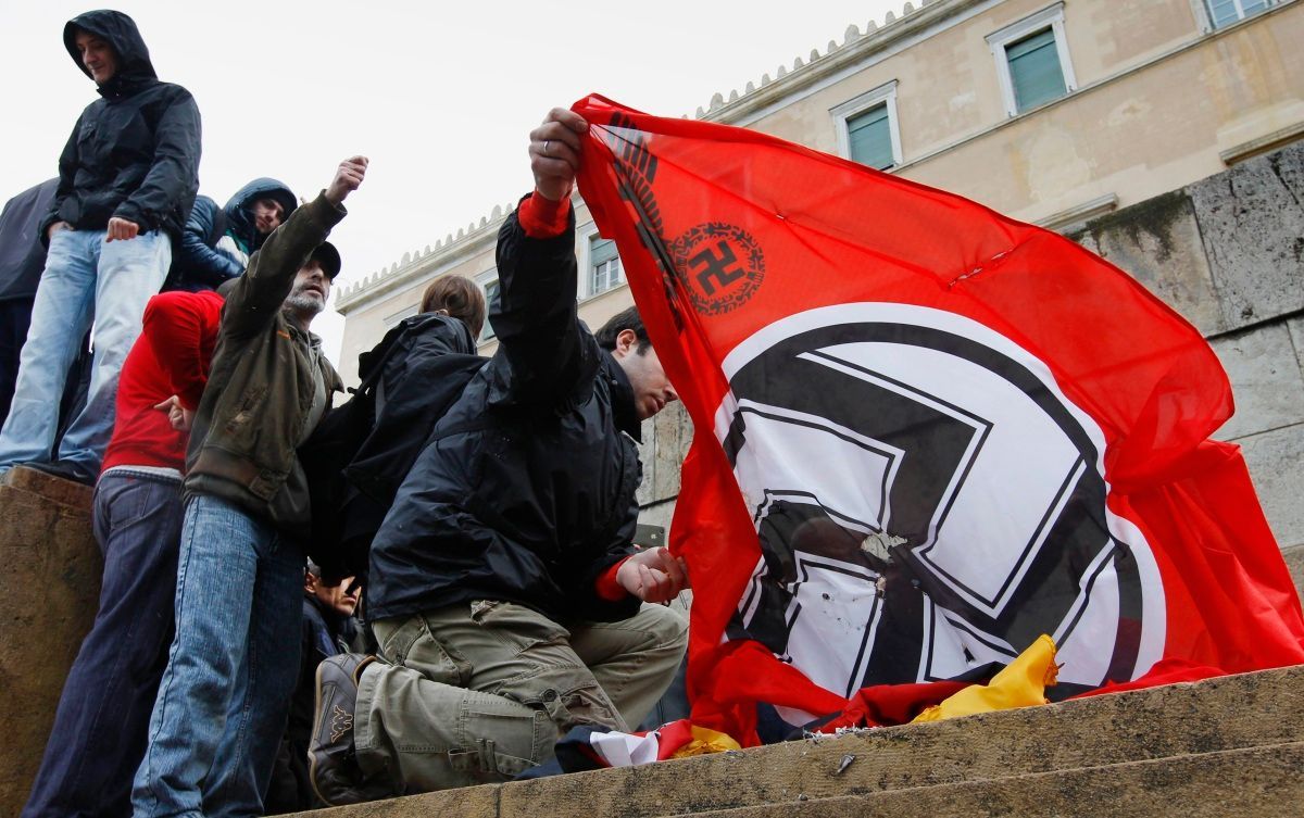 Řekové kritizují Němce jako nacisty