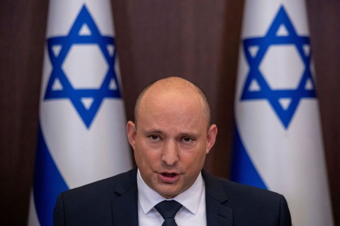 Izraelský premiér Naftali Bennett.