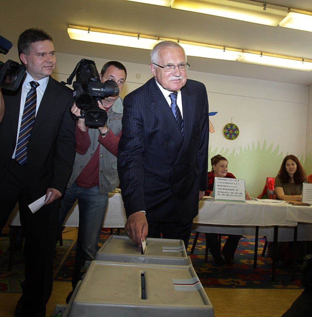 Volby - den první - Václav Klaus