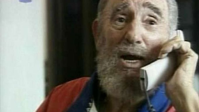 Fidel Castro na nových záběrech kubánské televize.