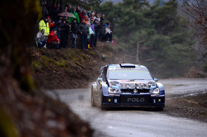 Rallye Monte Carlo 2015: Sébastien Ogier, VW Polo R WRC, shakedown