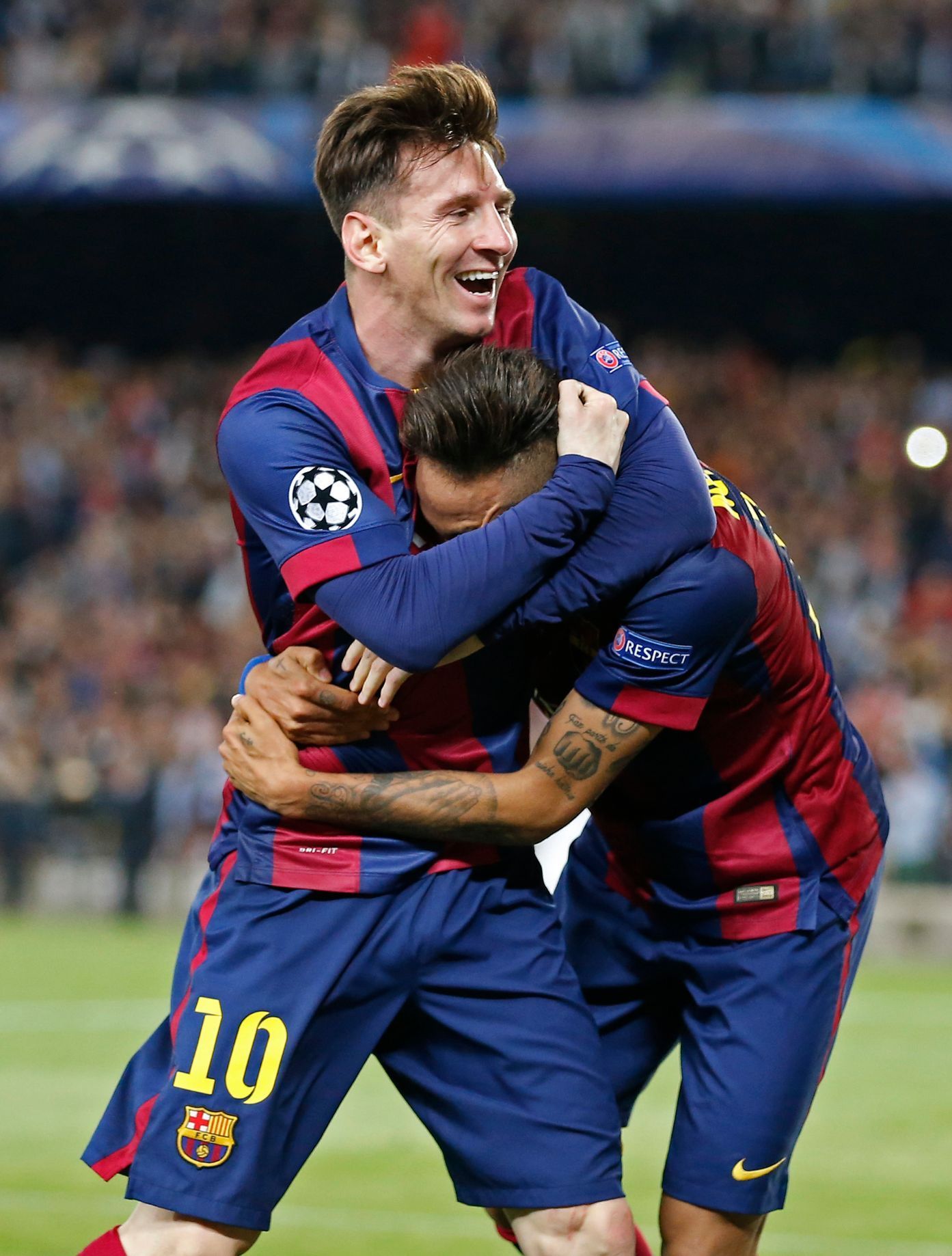 LM, Barcelona-Bayern: Lionel Messi a Neymar