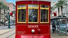 New Orleans. Nejstarší stále fungující tramvajová linka na světě.