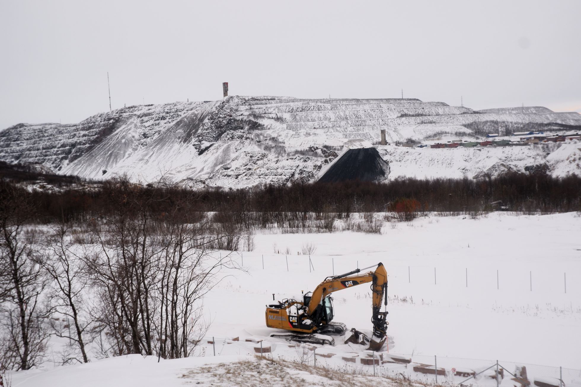 Kiruna důl železo SÚRAO Švédsko