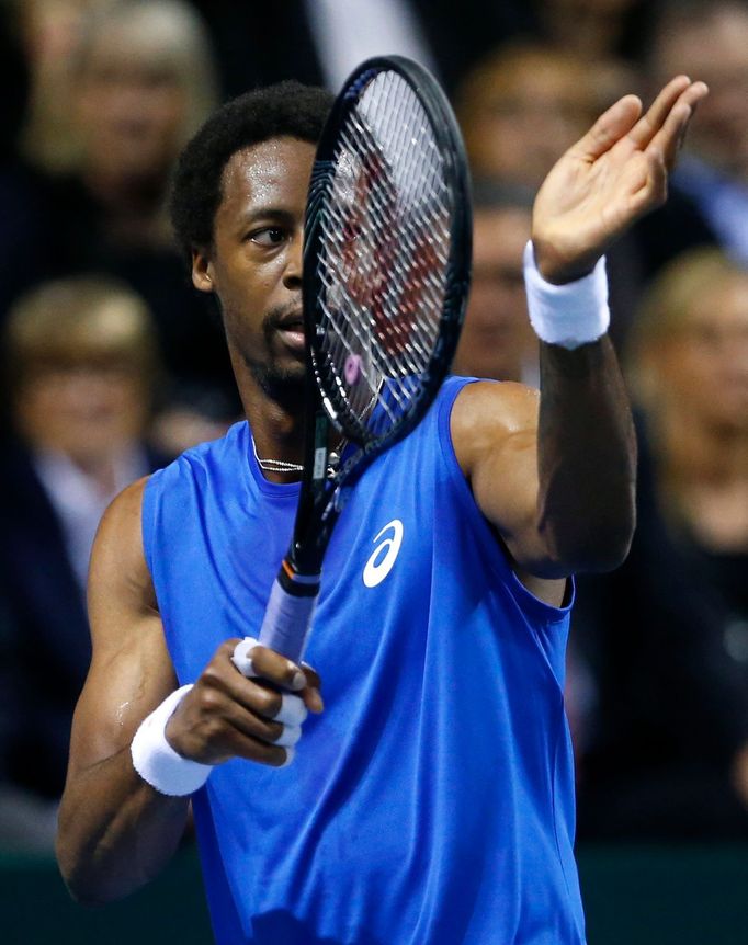 Gael Monfils při Davis Cupu