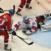 Hokej, EHT, Česko - Rusko: Jan Kovář - Vasilij Košečkin