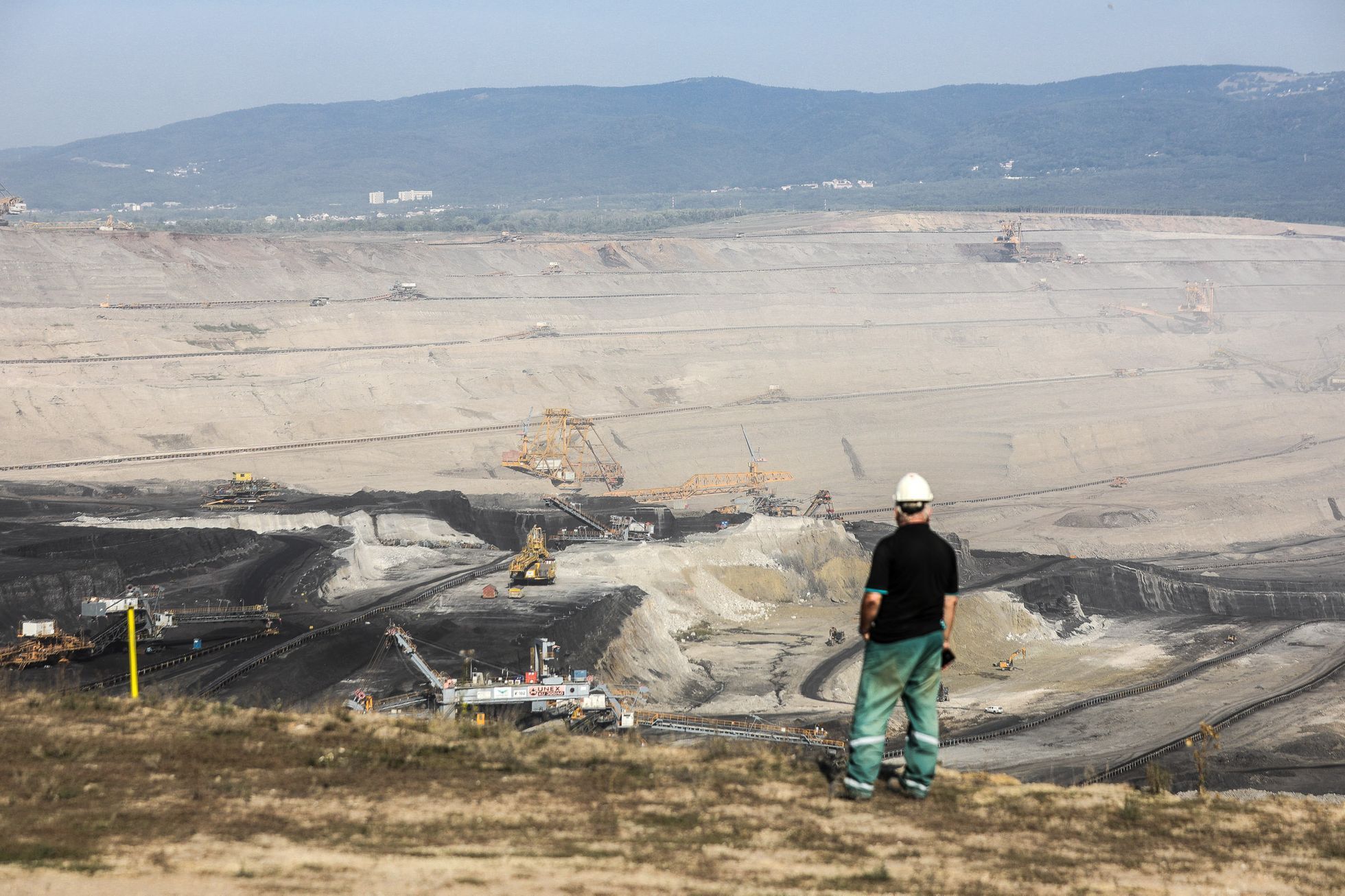 Důl Bílina, ČEZ, těžba uhlí, znečištění, lom, Severočeské doly a.s.