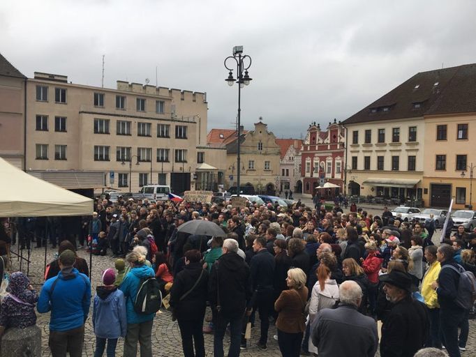 Demonstrace za nezávislost justice, 28. 5. 2019, Tábor