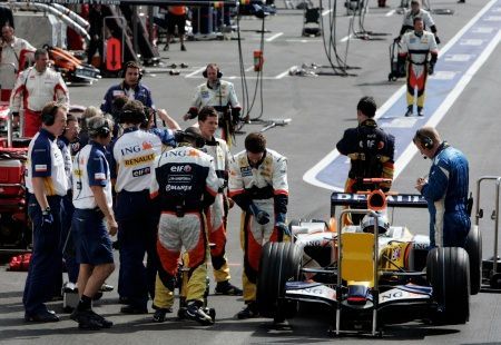 Giancarlo Fisichella a jeho konec ve Velké ceně Belgie