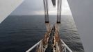 Nord Stream 2 pipe laying is pictured from aboard the Audacia close to Ruegen island in the Baltic Sea, Germany, November 13, 2018. Picture taken November 13, 2018. REUTE