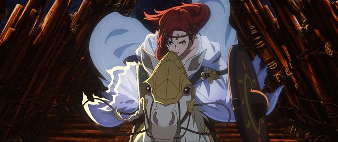 Snímek z Pána prstenů: Války Rohirů.