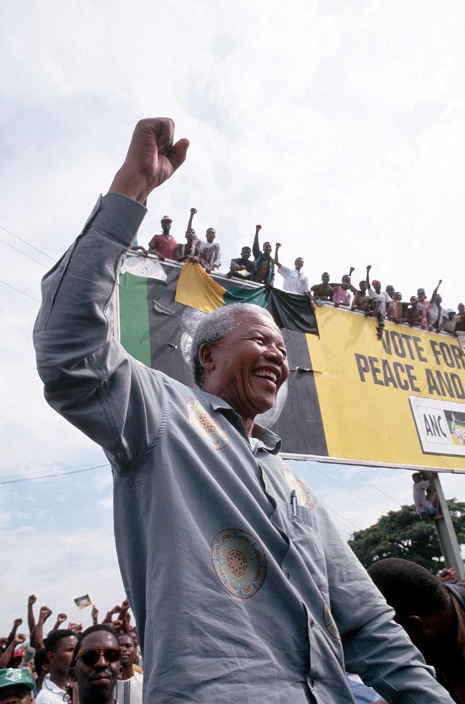 Nepoužívat v článcích! / Fotogalerie: Nelson Mandela / Volební kampaň na prezidenta JAR / 1994