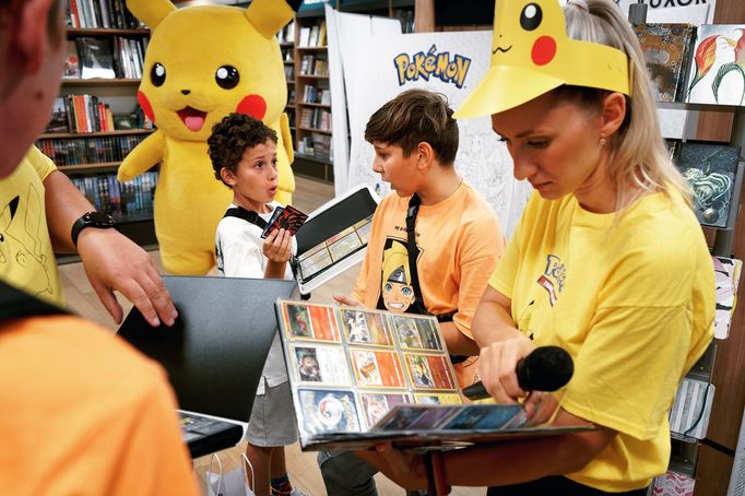 Otevření Pokemon shop in shopu v knihkupectví Luxor na Válavském náměstí v Praze