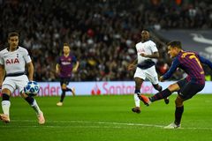 Živě: Tottenham - Barcelona 2:4. Katalánci loupili ve Wembley, výhru řídil Messi