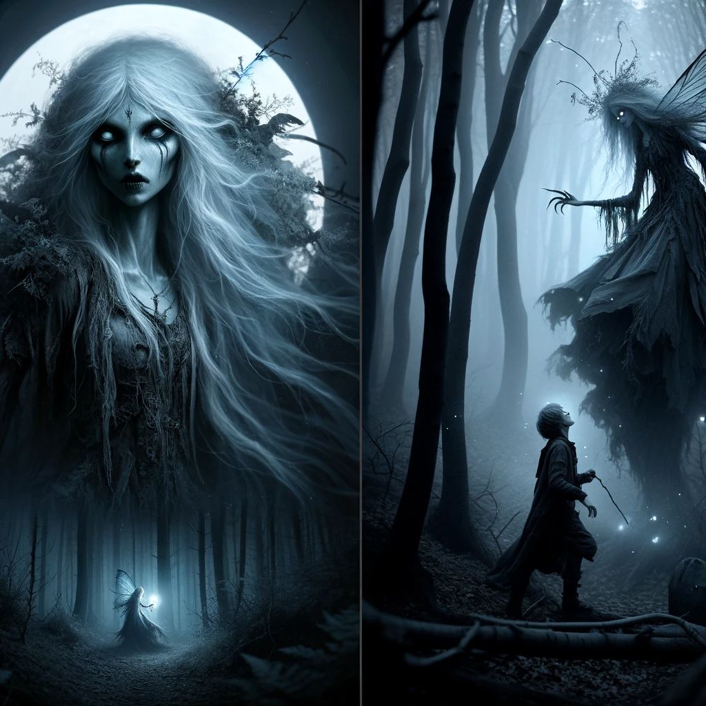 Pohádkové bytosti, strašidla, umělá inteligence, AI