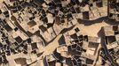 Aerial photographs of a village in Niger, Northern Africa