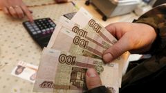 Rubl, bankovky, Rusko, peníze