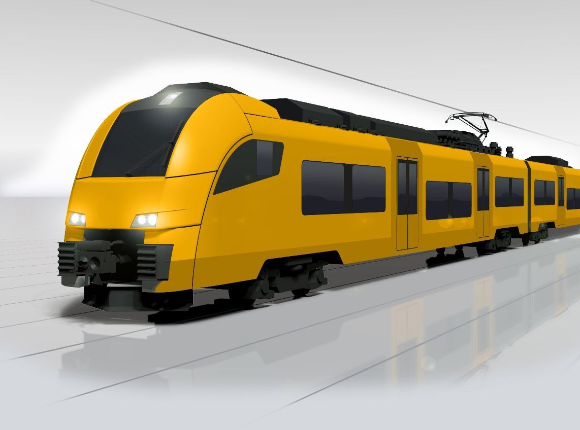 žlutý vlak regiojet