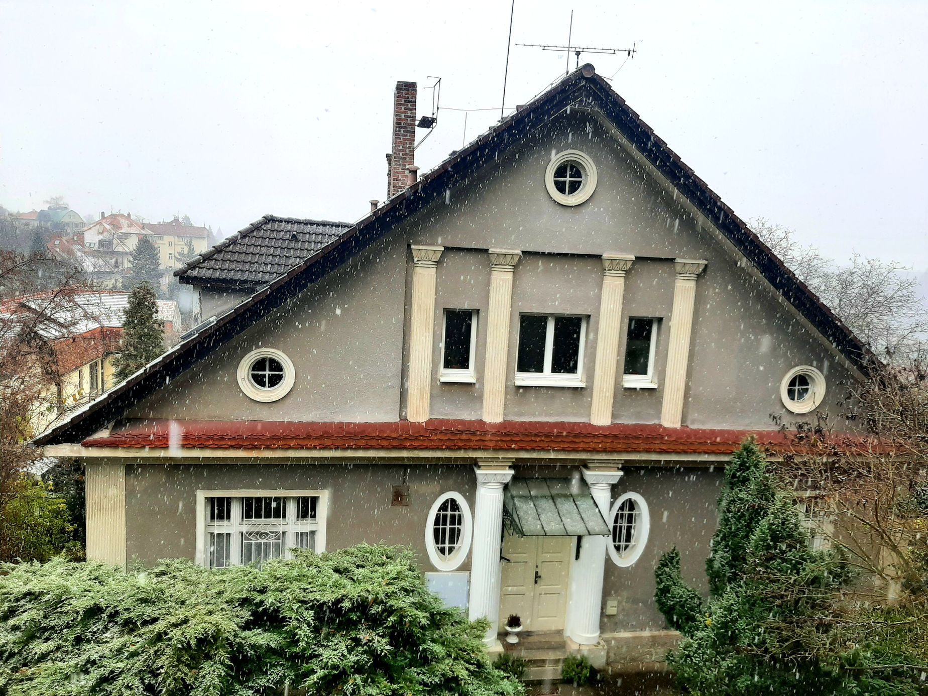 vila, Strahov, architektura