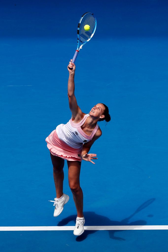 tenis, Australian Open 2019, Karolína Plíšková v utkání 1. kola