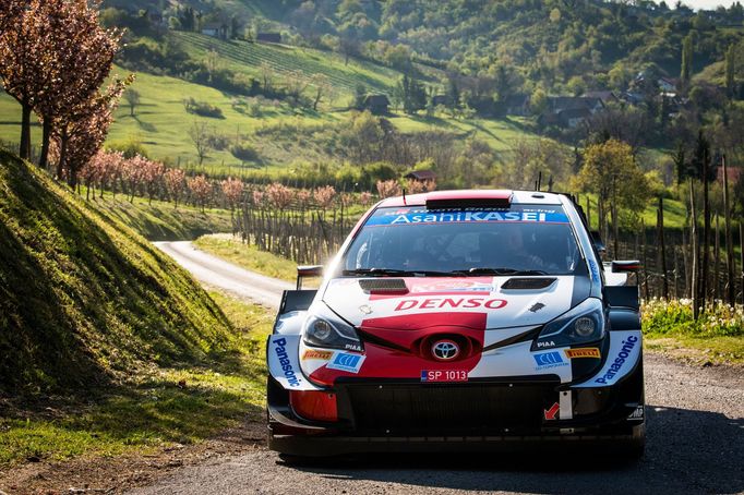 Elfyn Evans, Toyota na trati Chorvatské rallye 2021