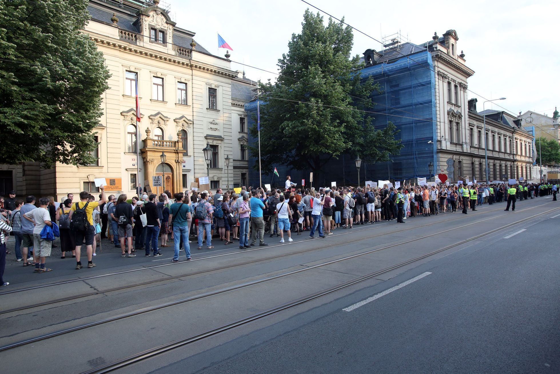 Tichý protest proti Babišovi