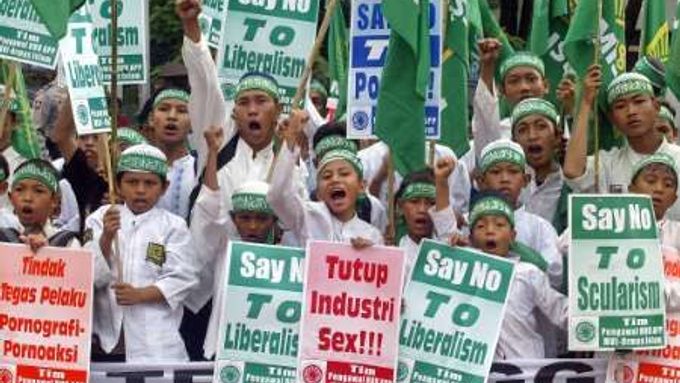 Indonéští muslimové říkají NE pornografii