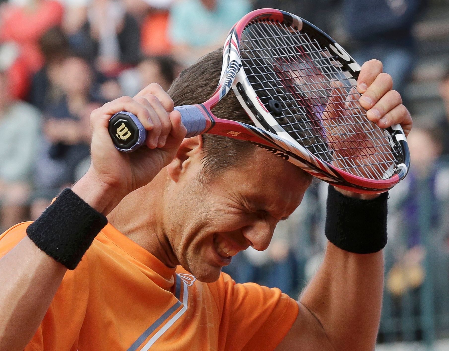 Francouz Paul-Henri Mathieu na French Open 2013