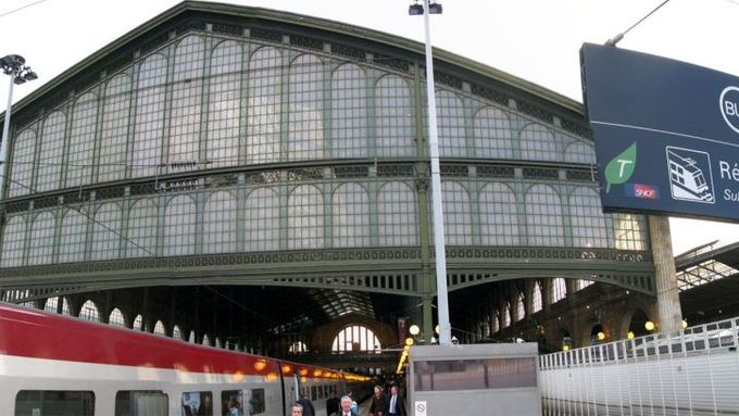 Severní nádraží (Gare du Nord) v Paříži.