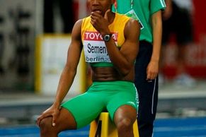Caster Semenyaová, vítězka běhu na 800 metrů