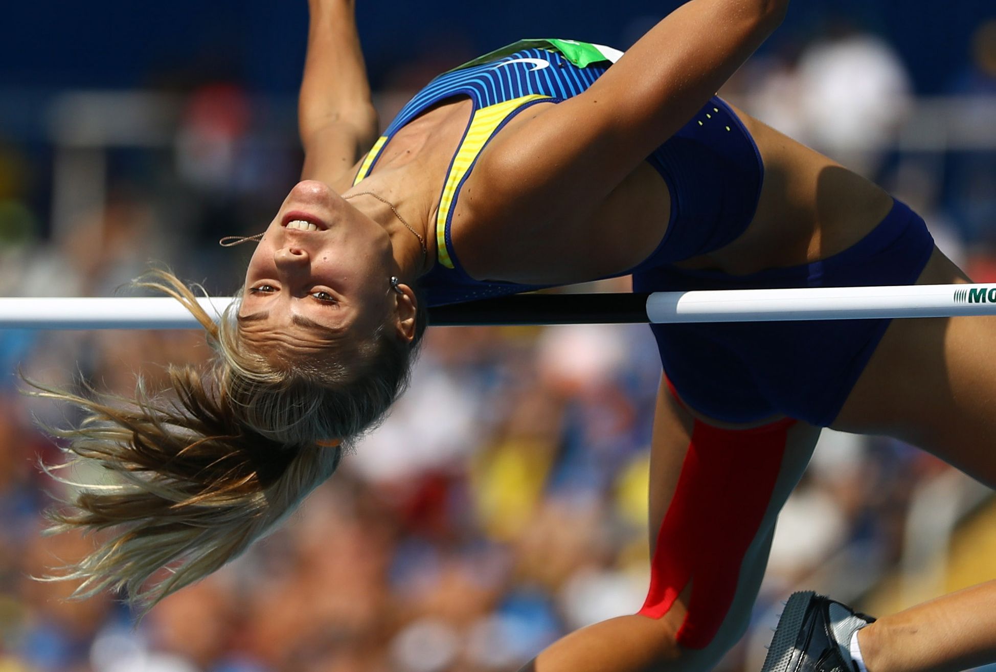 OH 2016 - atletika, skok do výšky Ž: Julija Levčenková (UKR)