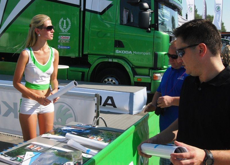 Barum rallye - servisní zóna