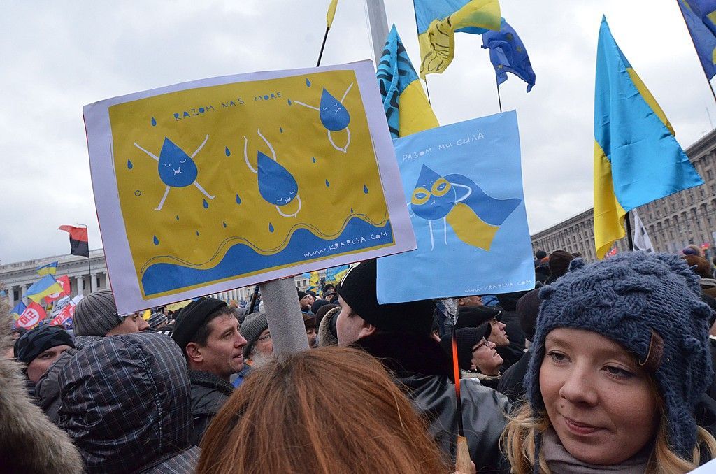 Demonstrace v Kyjevě