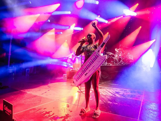 Laura Mvula na Colours of Ostrava, léto 2017.