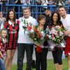 Fotbal, Loučení Marka Jankulovského: Marek Jankulovski s rodinou