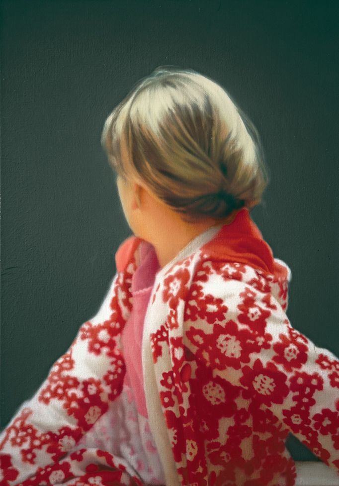 Gerhard Richter: Betty, 1988, olej na plátně, 102 cm x 72 cm.