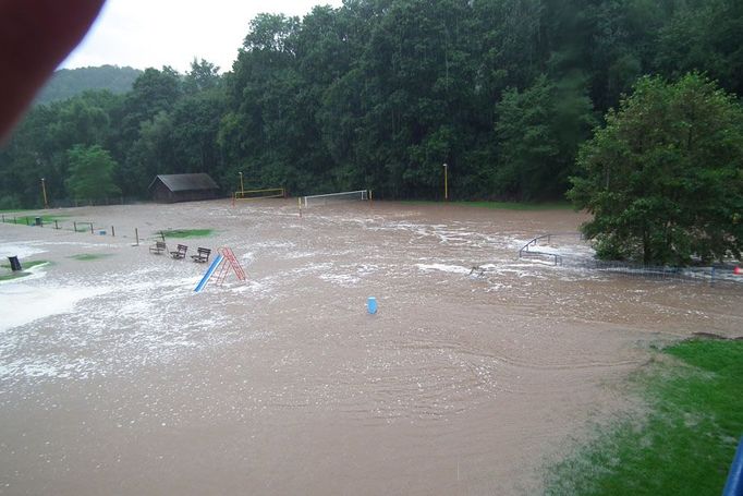 Povrly - Ústí nad Labem - koupaliště.