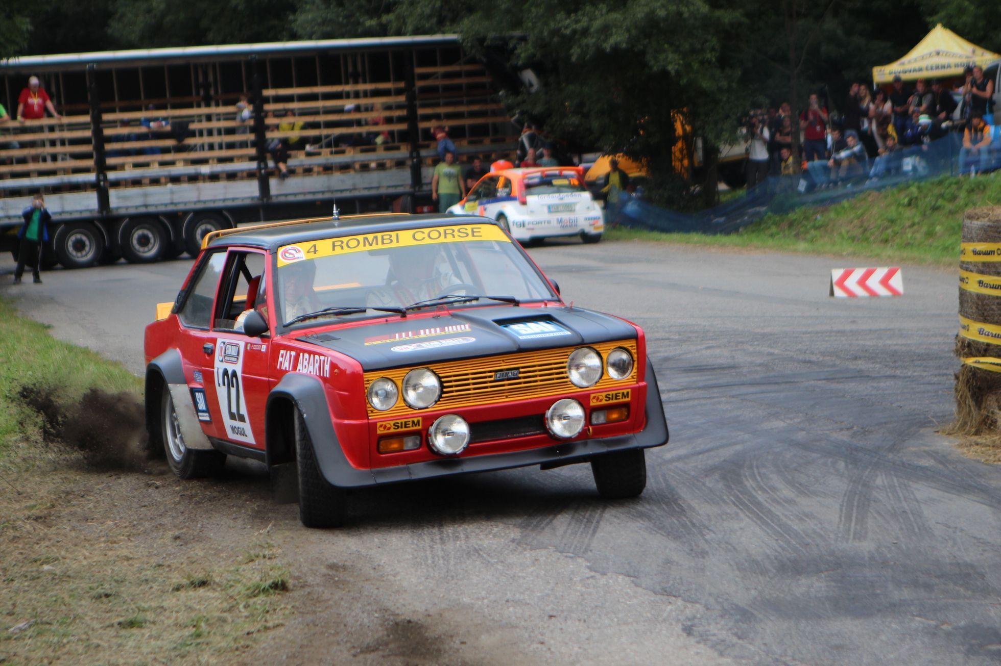 Historické vozy na Barum Rally 2014